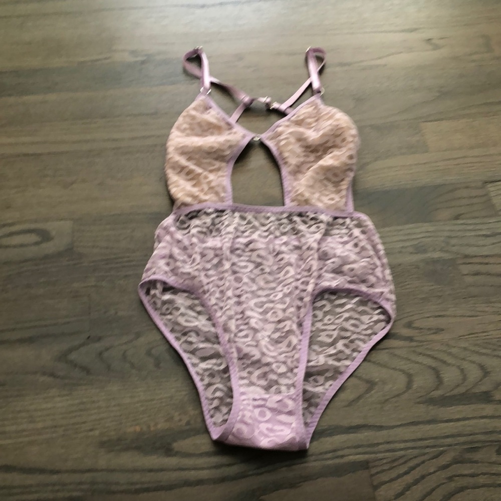 Sheer leopard bodysuit